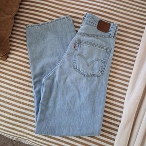 💙 Levi's Light Blue High Rise Loose Fit Jeans Size 26 Ultrasoft Lightweight 💙